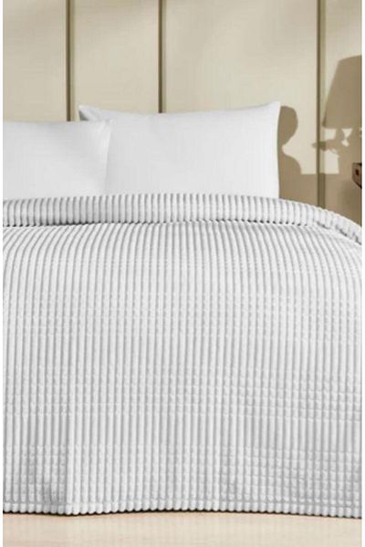 Özdilek Pyramid Gray Double Blanket
