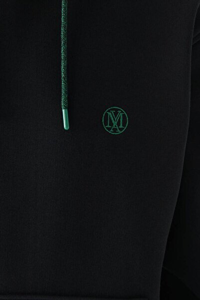 Mavi M065809-900-22k Kapüşonlu Sweatshırt Siyah Erkek Basic, Semi Basic Sweatshirts Sweatshirt