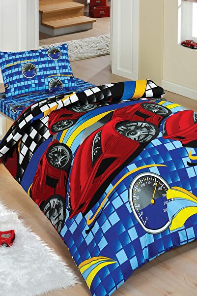 Like&Buy طقم غطاء لحاف مطاطي فردي Lightning