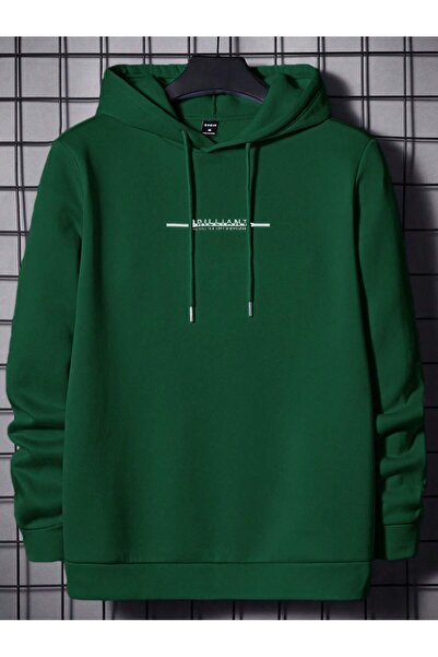 Tarzsokak Harajuka Sokkt Grafic scris Sweat Verde