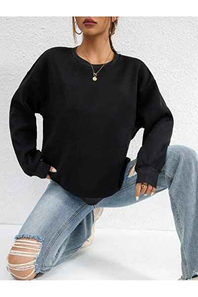 Adrift Unisex Γυναικεία/Ανδρική φούτερ Solid Drop Shoulder