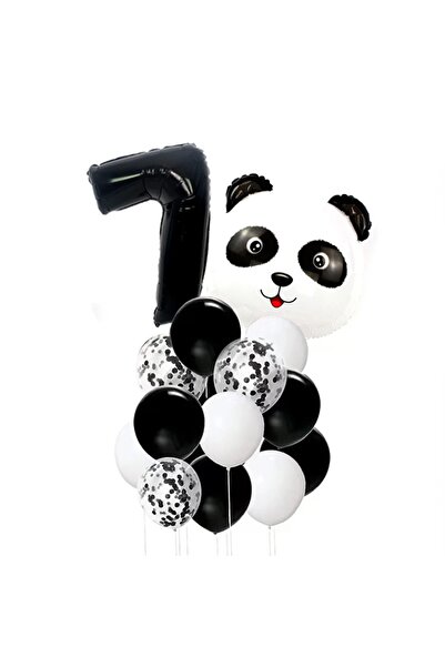 DÜVENCİ TİCARET مجموعة بالونات باندا كونسبت