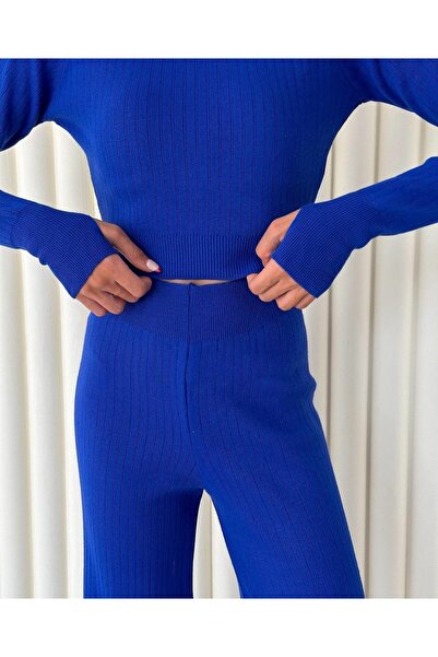 Leo Ferre Set de damă pentru tricotaje albastre - Set de două cu degete