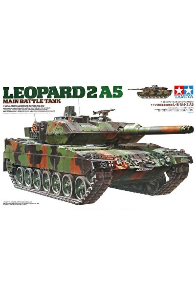 Genel Markalar 1/35 German Leopard 2 A5 Plastik Tank Maket Kiti, Demonte Hobi...
