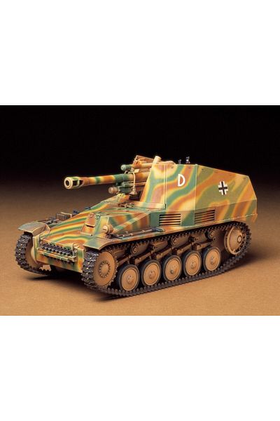 TAMIYA 1/35 German Sd.kfz.124 Howitzer Wespe Plastic Tank Model Kit