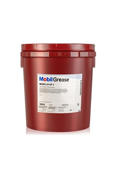 Mobil Mobilux EP 3 Ekstrem Basınç Korumalı Genel Amaçlı Gres - 18 kg.