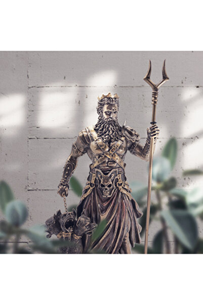 maketistan Veronese Yunan Tanrısı Hades Figürü, Bronz El Boyaması, Dekoratif ...