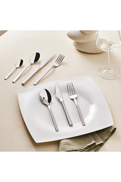 Emsan Elegance 84 Parça 8/10 Paslanmaz Çelik 12 Kişilik Çatal Kaşık Bıçak Takımı