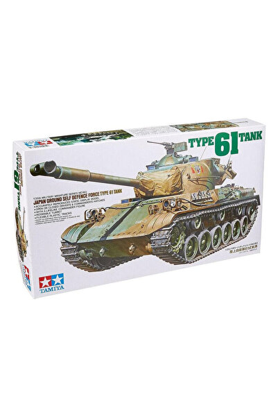 Genel Markalar 1/35 Japanese Type 61 Plastik Tank Maket Kiti, Demonte Hobi Seti