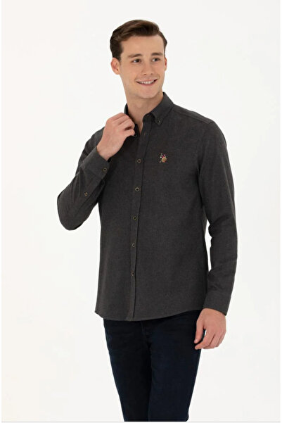 U.S. Polo Assn. U.S. Polo Assn. Erkek Uzun Kollu Basic Gömlek G081SZ004.000.1672287.VR014 TEKSPOR