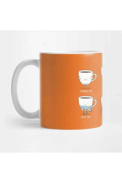 Pixxa Tea Types Mug Cup