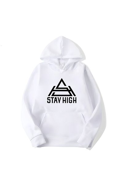 MAGORS Μακρυμάνικο φούτερ Svartt WEAR Stay High με στάμπα βαμβακερή κουκούλα