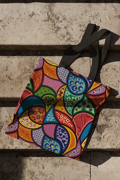 BAMBAŞKA MODA قماش هواية مطبوع رقمي يمكنك صنعه بنفسك (كيرلنت، غطاء حائط، حقيبة إلخ.)