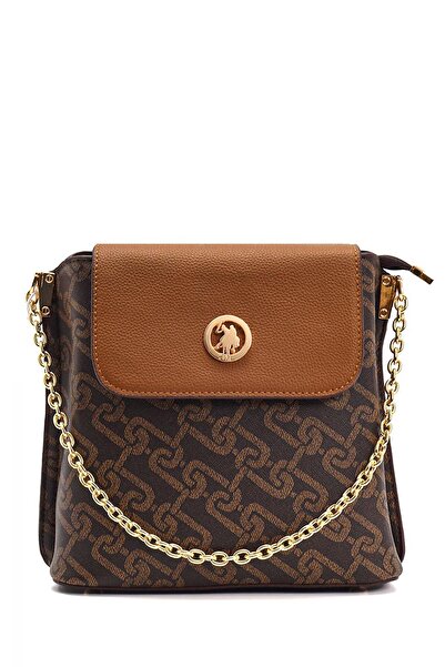 U.S. Polo Assn. U.S. Polo Assn. Geantă de damă cu bretele încrucișate Maro-Ta...