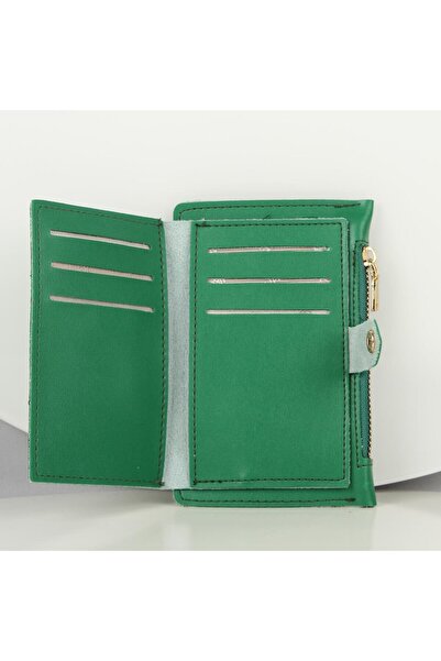 My Valice Women's Leather Wallet and Card Holder 1626 Green