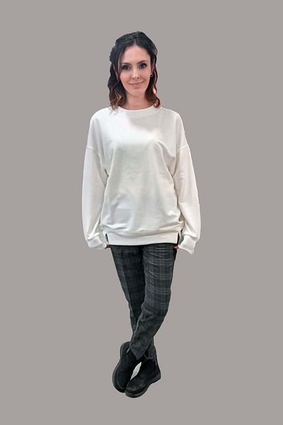 HNS Pulover cu guler Mariquita - Alb - M - St03719-alb-m