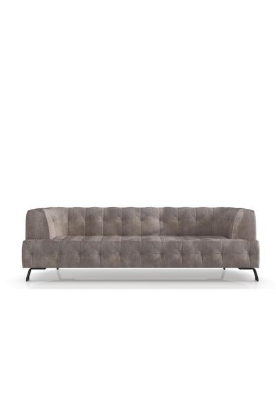 Koleksiyon Madrigal Chester Üçlü Koltuk Savana 19-9358 Haki