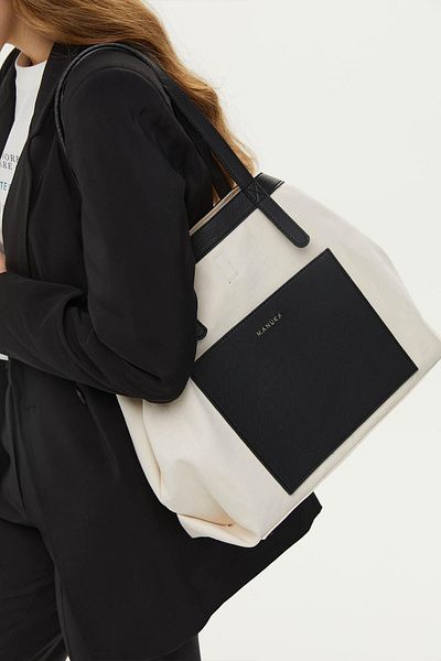 Manuka CITY CANVAS TASCHE SCHWARZ