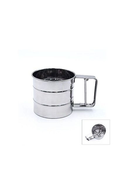 bombidibom Stainless Metal Flour And Sugar Sieve 250 Gr