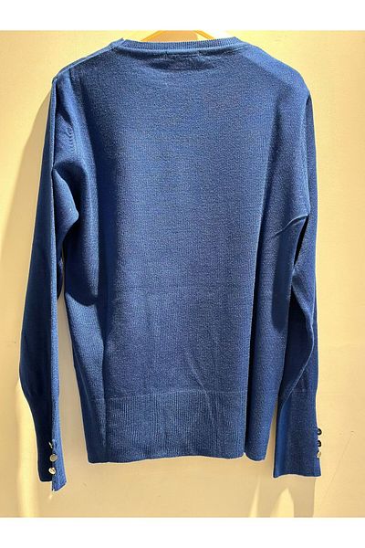 Kayra Crew Neck Knitted Blouse