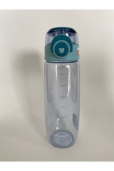 Shotay ST-6673 650 ml Tritan Lockable Flask Blue