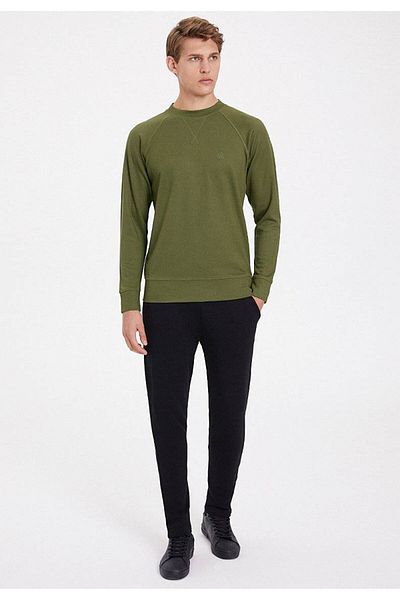 WESTMARK LONDON Πράσινο Basic Raglan Sleeve Crew Neck Regular Fit Ανδρικό φούτερ ESSENTIALS