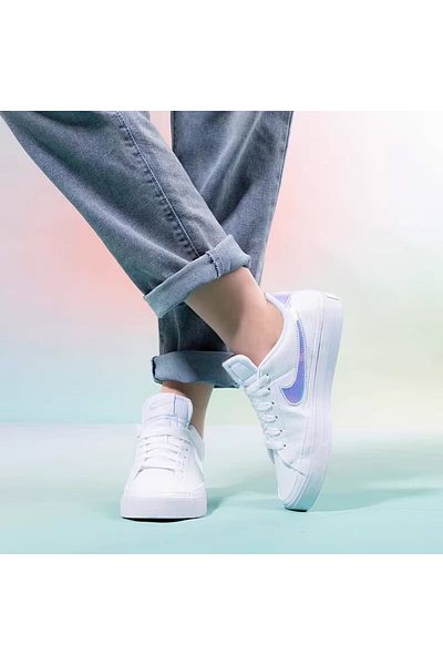 Nike Γυναικεία αθλητικά παπούτσια WMNS COURT LEGACY NN Λευκά