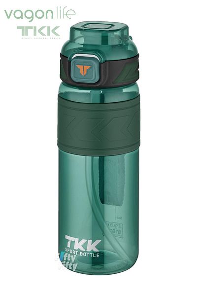Vagonlife TKK 800 ML Dual Use Tritan Water Bottle with Straw/Comfortable Drinking Bpa Free with Carrying Strap FFTKK1020