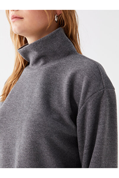 LC Waikiki Turtleneck Women's Knitwear Sweater - Solid Long Sleeve