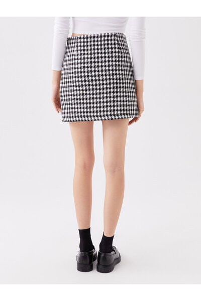 LC Waikiki Skinny Fit Patterned Women's Tube Skirt