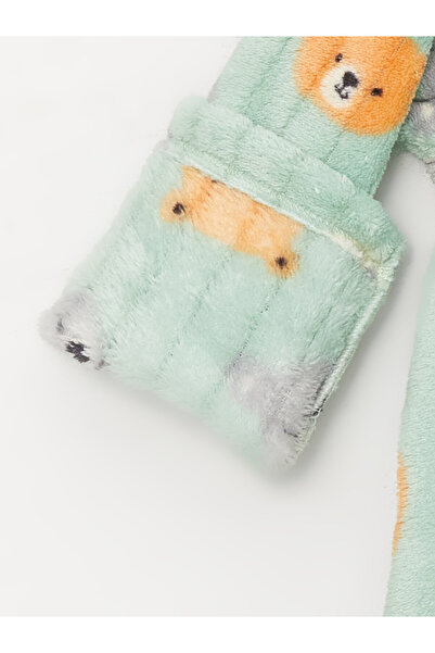 LC Waikiki Baby Boy - Crew Neck and Long Sleeve Patterned Pajama Set