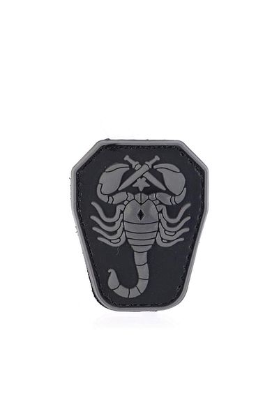 SINGLE SWORD Plasture din plastic Scorpion - Pec Dimensiune Mica 4cm X 5,5cm
