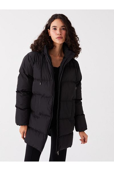 LC Waikiki Puffer-Kapuzenmantel für Damen