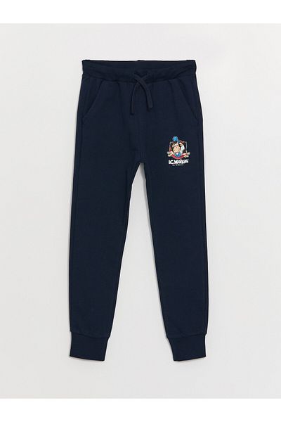 LC Waikiki Φούτερ Jogger για αγόρια Nostalgic Monkey printed με ελαστική μέση