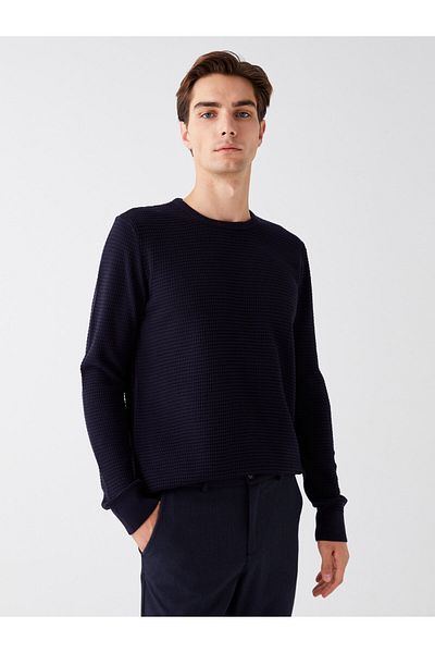 LC Waikiki Ανδρικό Πλεκτό Πουλόβερ - Μακρυμάνικο, Crew Neck