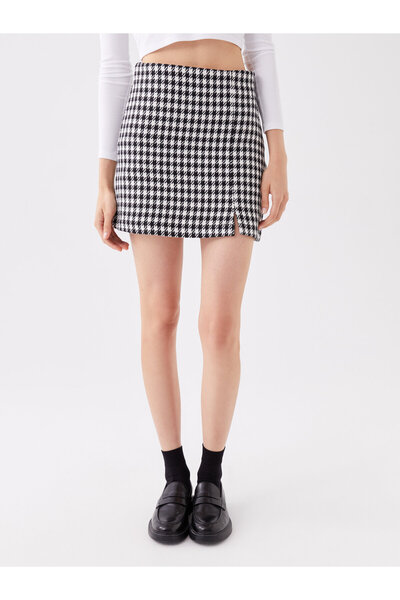 LC Waikiki Skinny Fit Patterned Women's Tube Skirt