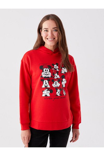 LC Waikiki Hanocă de maternitate cu mânecă lungă cu imprimeu Mickey Mouse