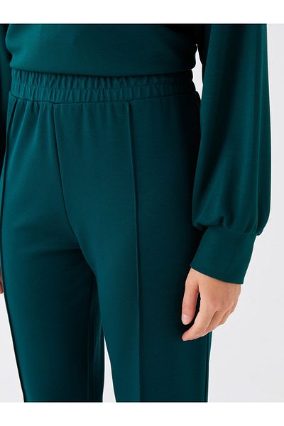 LC Waikiki Einfarbige Jogginghose für Damen mit elastischem Bund