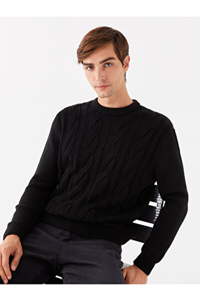 LC Waikiki Ανδρικό Πλεκτό Πουλόβερ - Μακρυμάνικο, Crew Neck