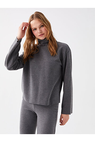 LC Waikiki Turtleneck Women's Knitwear Sweater - Solid Long Sleeve