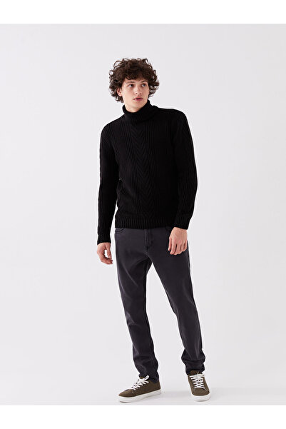 LC Waikiki Men's Knitwear Sweater - Turtleneck, Long Sleeve