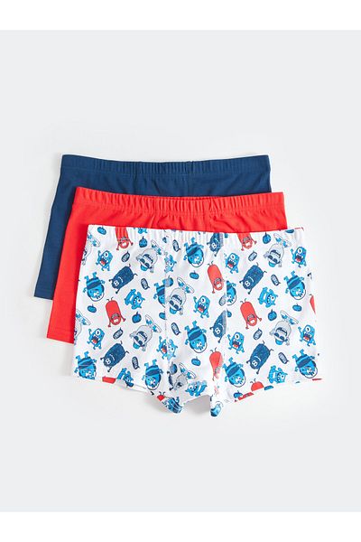 LC Waikiki Βαμβακερό Boxer Boxer σετ 3 τεμ