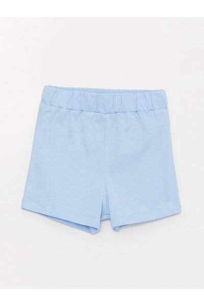 LC Waikiki Crew Neck Short Sleeve Printed Baby Boy T-Shirt and Shorts Set of 2