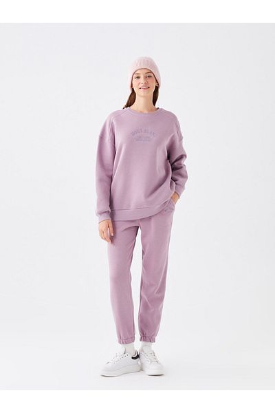LC Waikiki Pantaloni de sport de damă cu talie elastică brodați