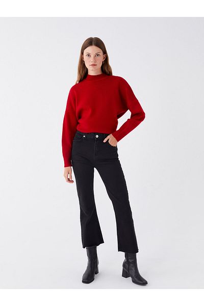 LC Waikiki Pantaloni Jean de damă cu picioare largi