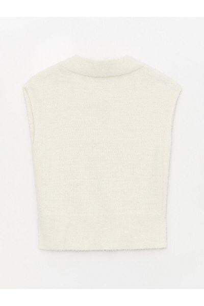 LC Waikiki Obyčejný oversize dámský pletený svetr s výstřihem do V