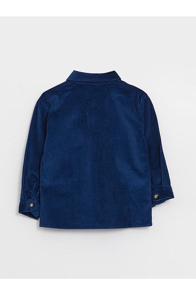 LC Waikiki Langärmliges Basic-Samthemd für Babys