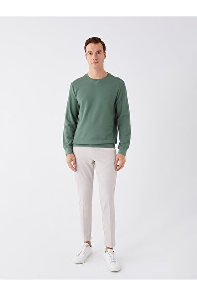 LC Waikiki Bisiklet Yaka Uzun Kollu Erkek Sweatshirt