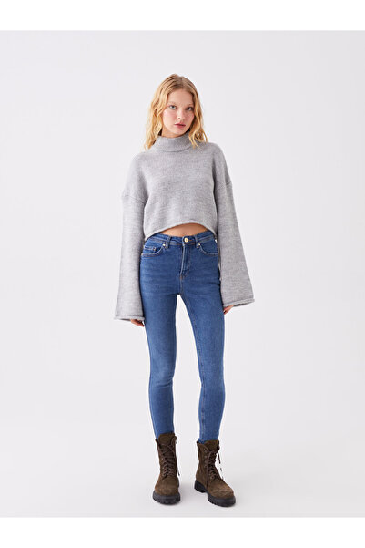 LC Waikiki Yüksek Bel Süper Skinny Fit Kadın Jean Pantolon