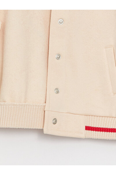 LC Waikiki Μακρυμάνικο κολάρο Μίνι Μάους Baby Girl Bomber Jacket